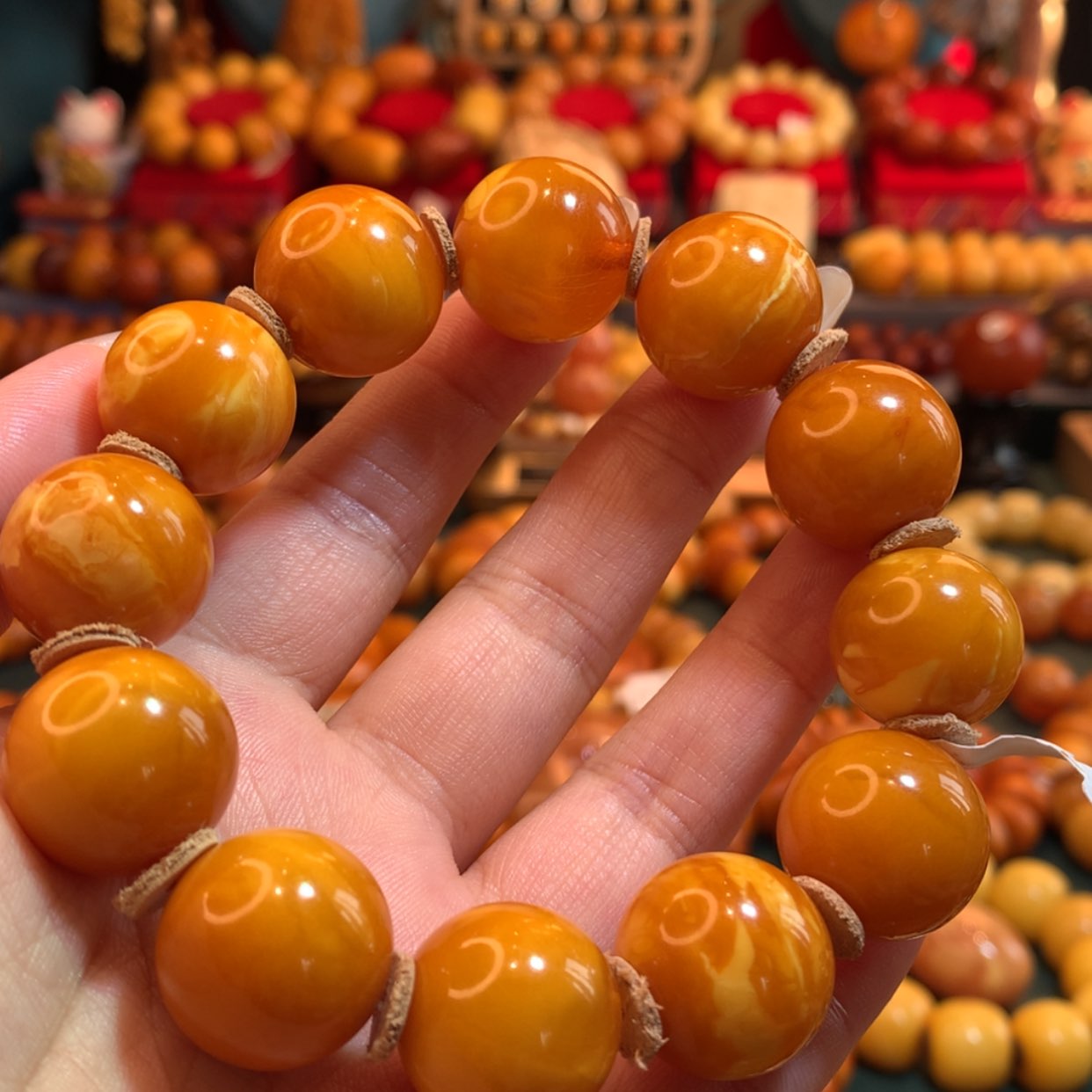 【闪购商品】蜜蜡手串未镶嵌蜜蜡手串