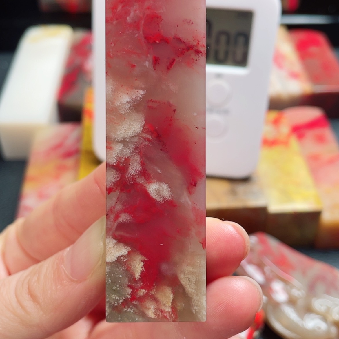 【闪购商品】巴林鸡血石李*彤邵氏鸡血石