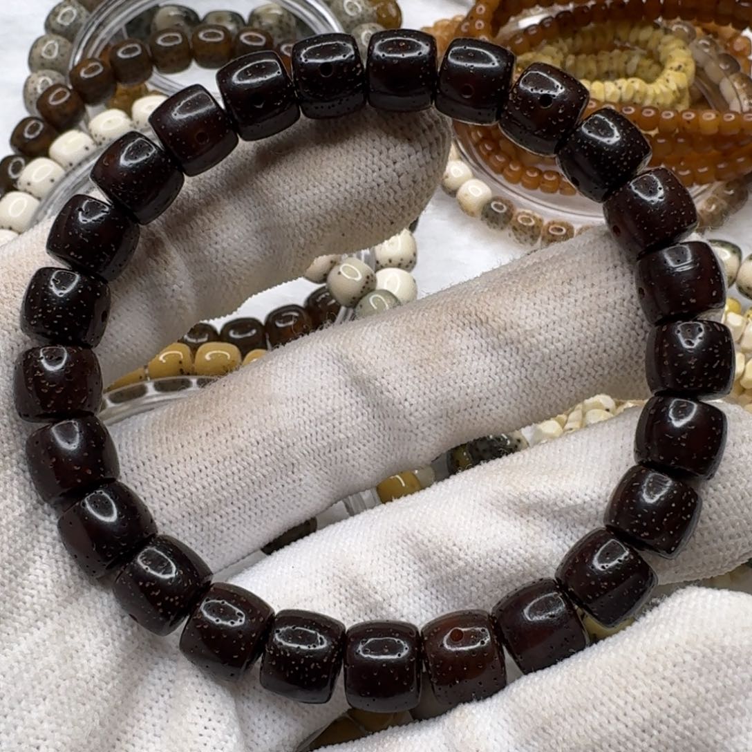 星月菩提吊坠98黑金直切