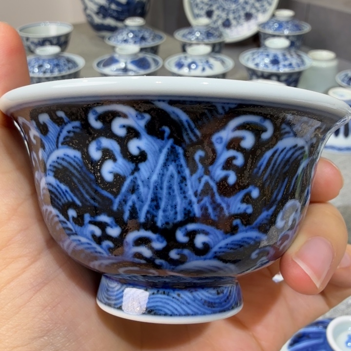 仿明永宣江涯海浪压手