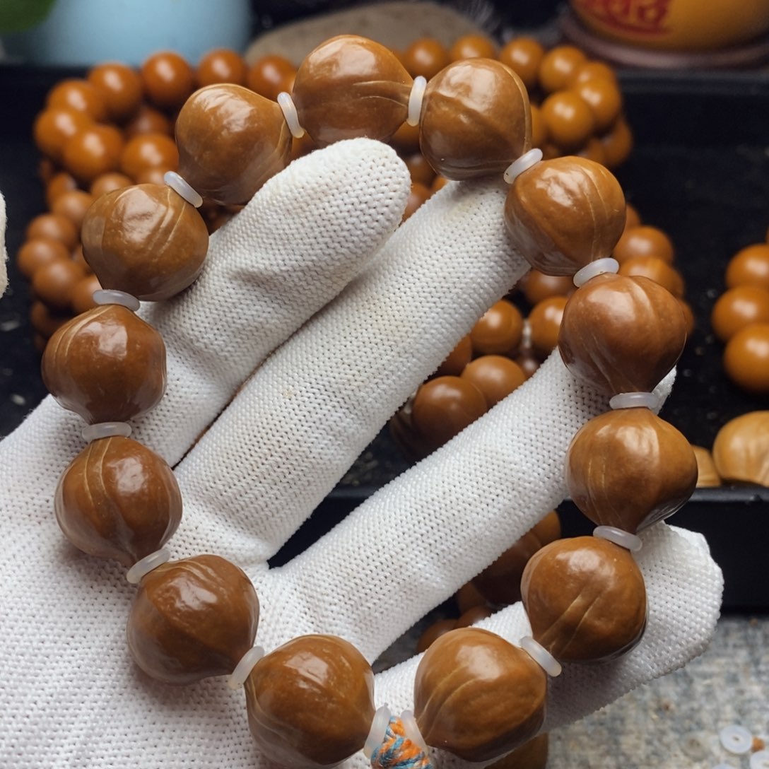 橄榄核手串/手链1.75尺寸铁核