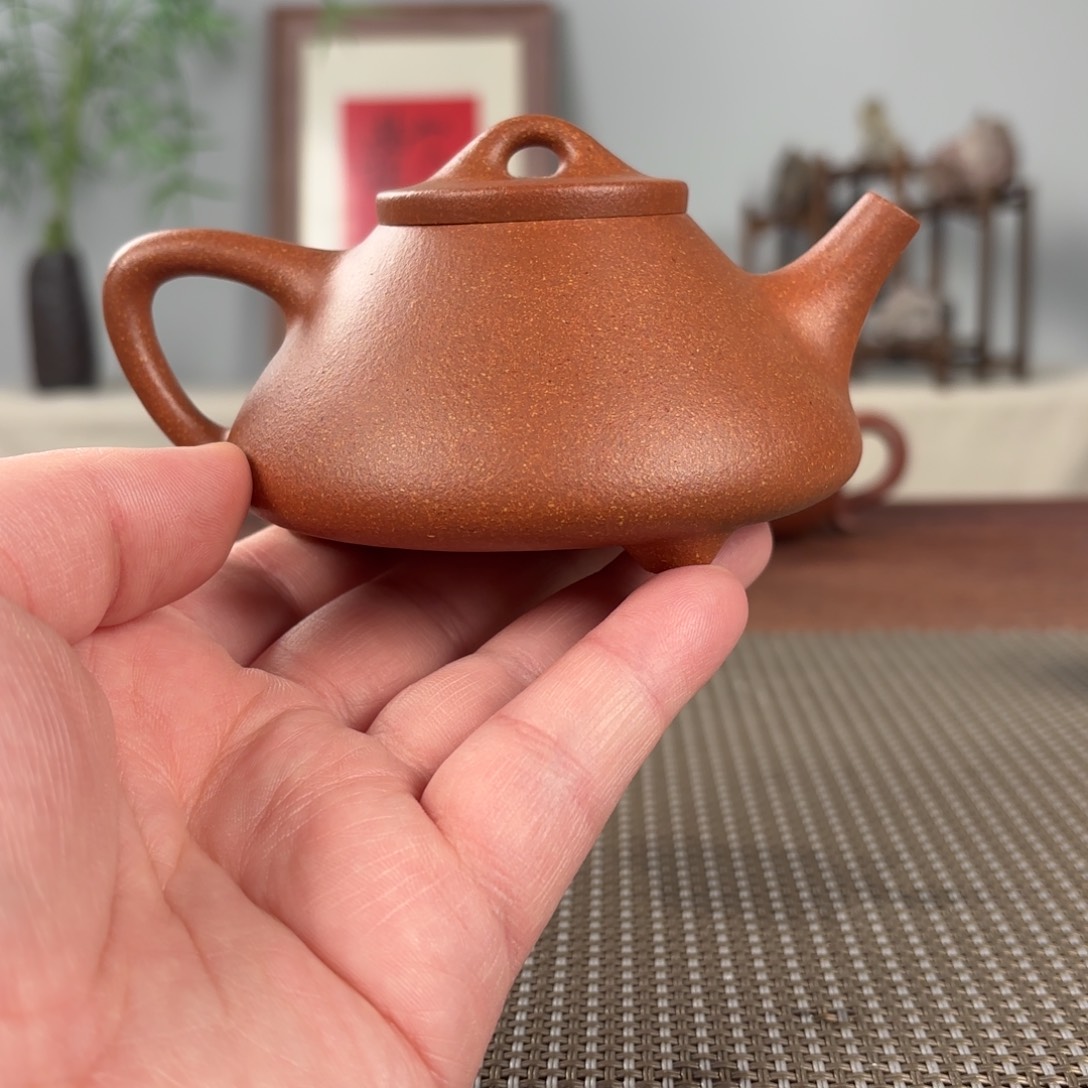紫砂茶壶微瑕黄龙山原矿紫砂壶