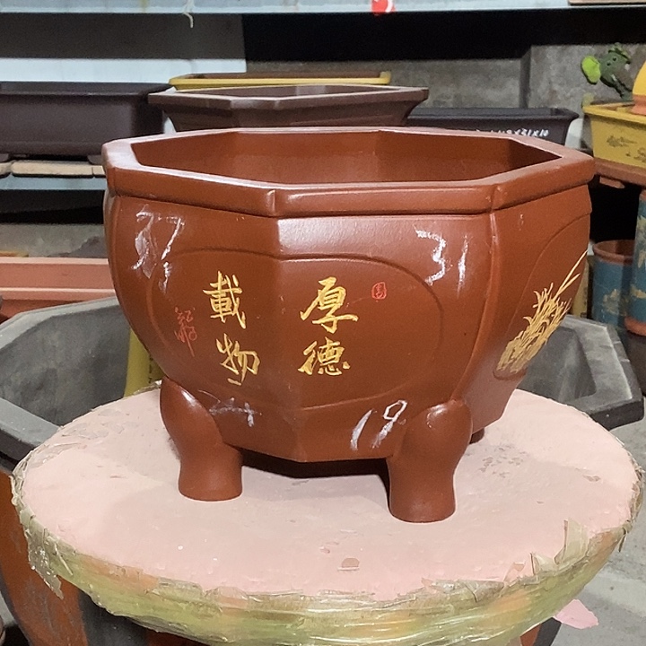 宜兴紫砂花盆花盆