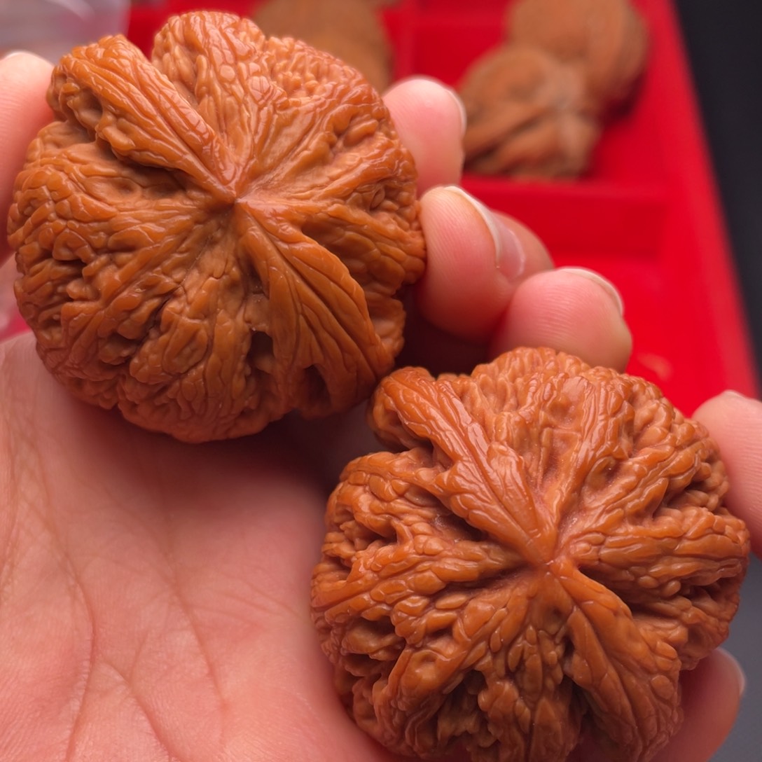 文玩核桃把件秦岭山脉