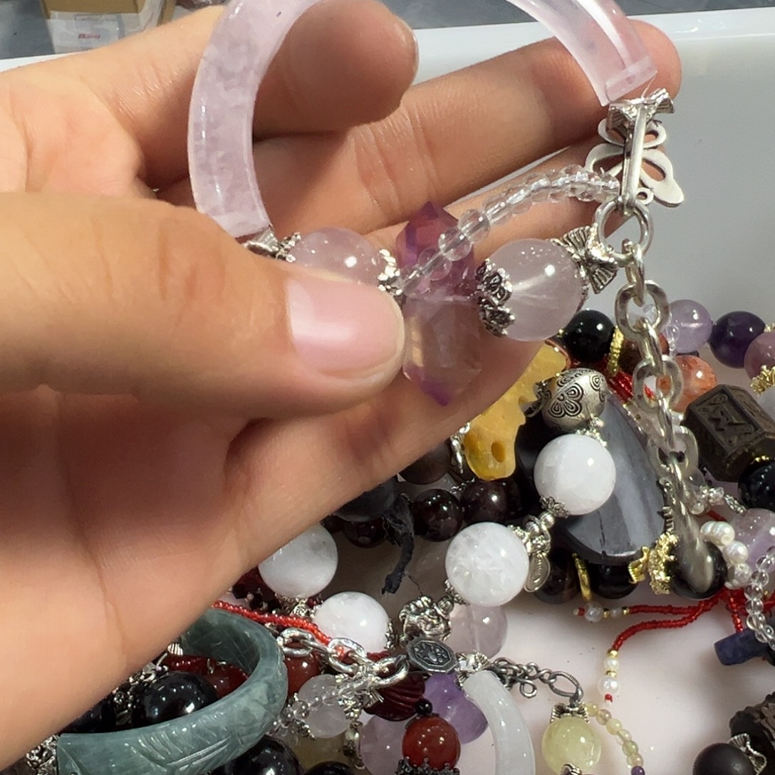 水晶未镶嵌手链水晶手链