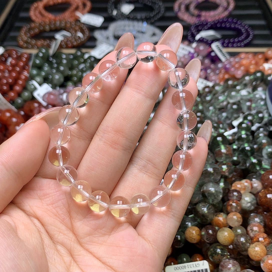 水晶手链未镶嵌，