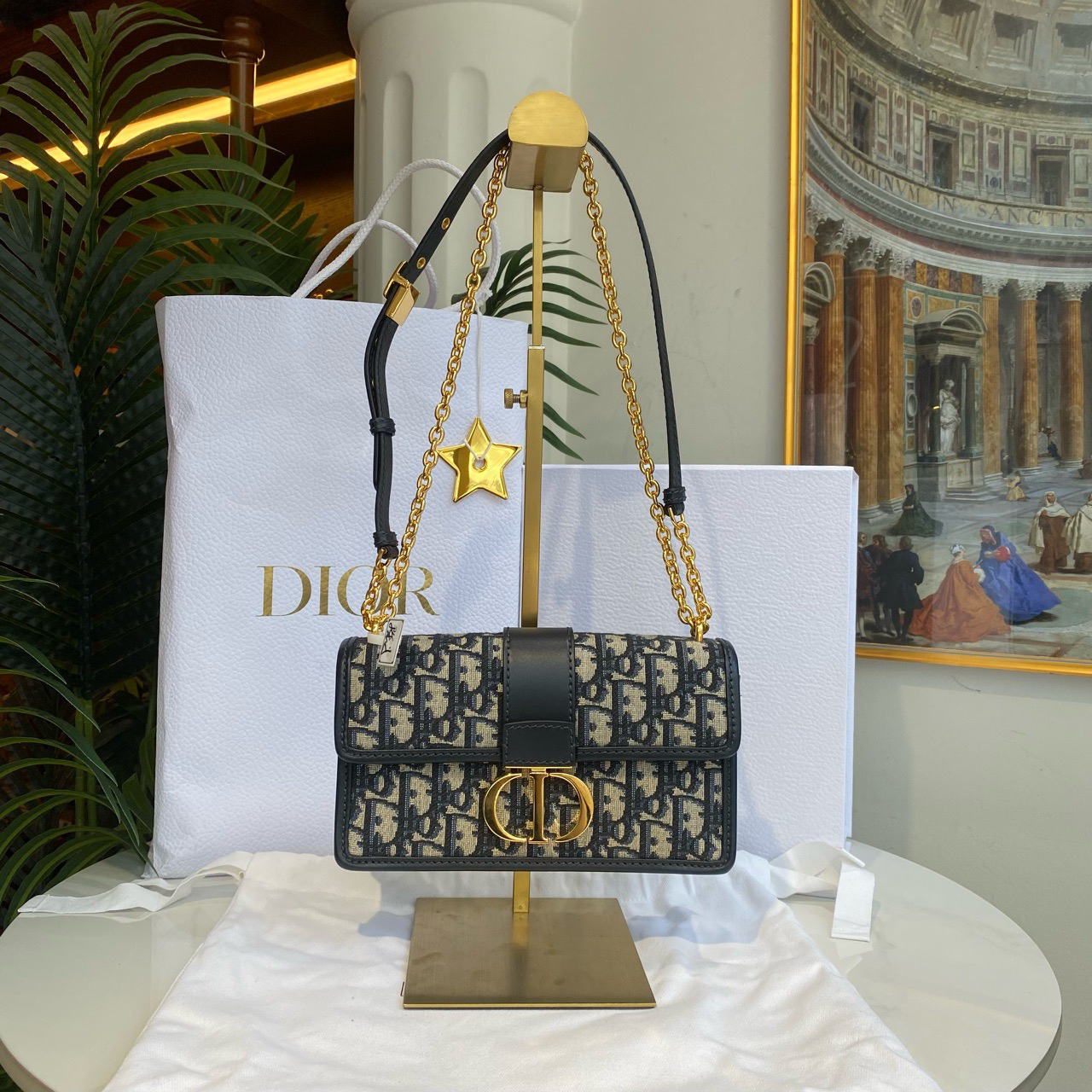 95新 DIOR/迪奥 多宝二奢/37900/迪奥/Dior 蒙田小号链条包