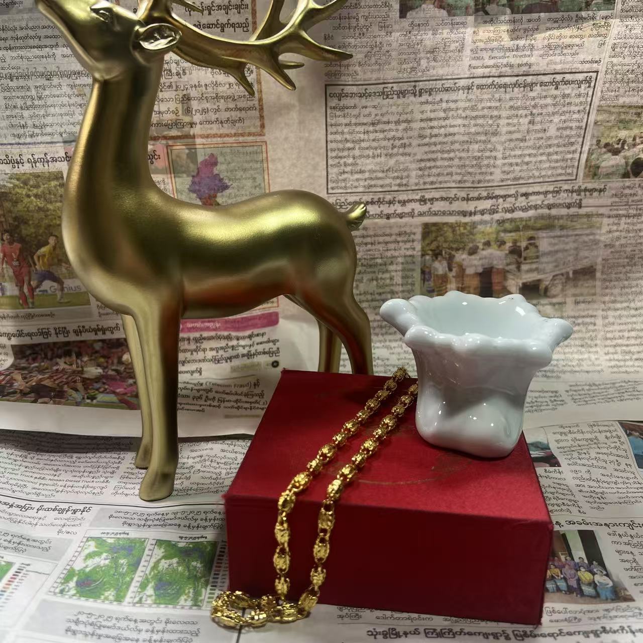 JJ-J02精致手工经典轻奢中古家居饰品创意摆件