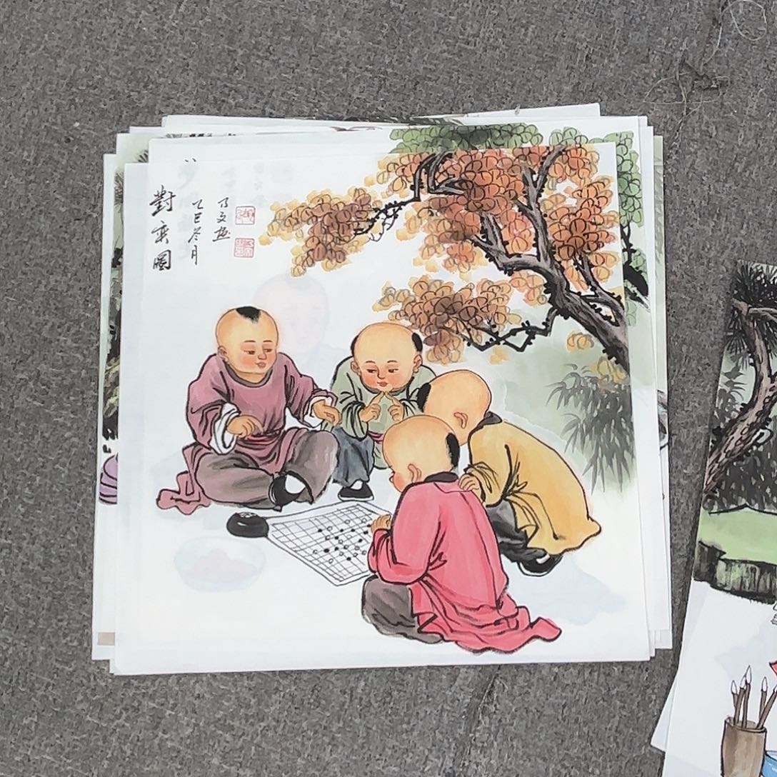 国画国画作品多次入选