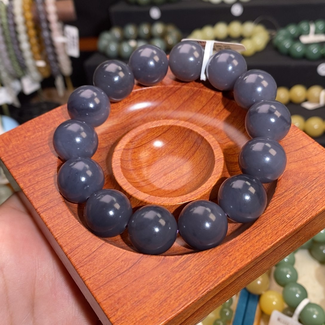 和田玉手串未镶嵌W 16