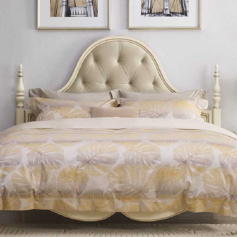 美克美家Rehome【秋韵】高品质家用纯棉透气舒适卧室床品四件套A