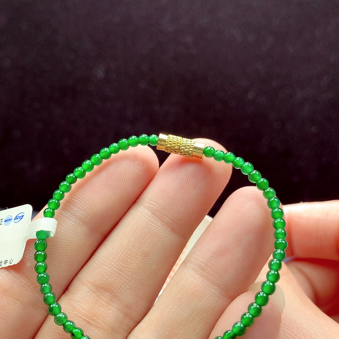 未镶嵌手链翡翠手链
