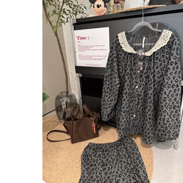 SHI JIU 「纸片人家居」 灰豹纹  家居