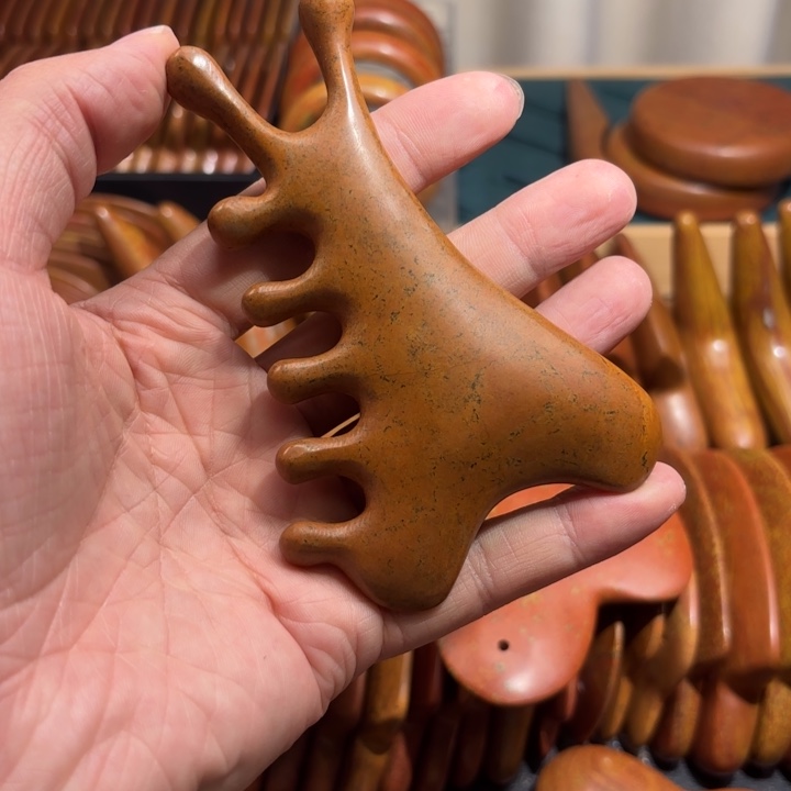 红砭石精品款四合一按摩板