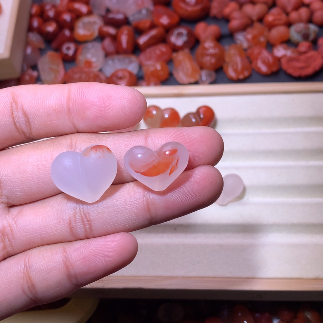 北***༻南红玛瑙未镶嵌珠宝半成品7