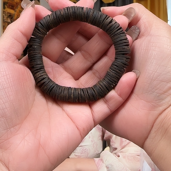 沉香手串1.0药片绿棋虫漏单圈多样性发一