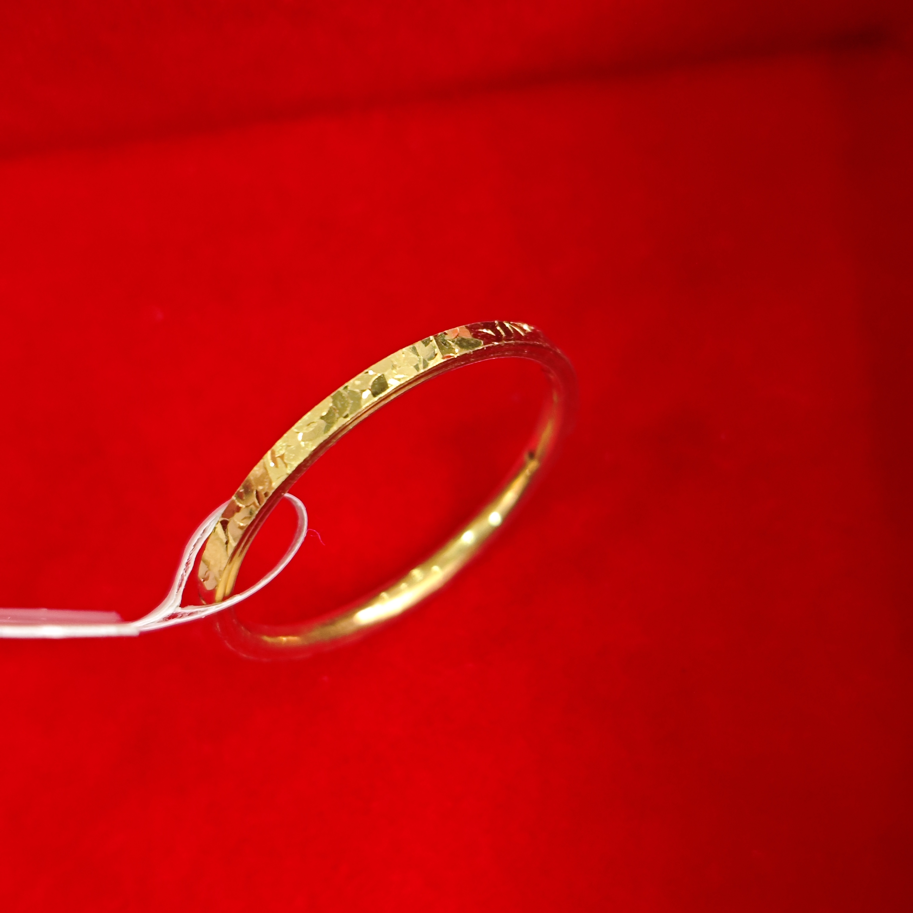 【夏夏专享】足金999饰品 21圈口 碎冰冰戒指 1.04 GP