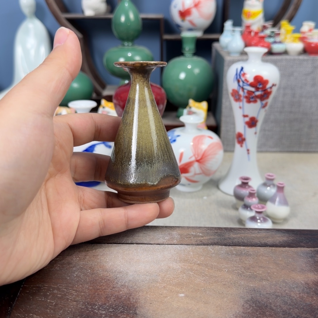 陶瓷手工小花器摆件