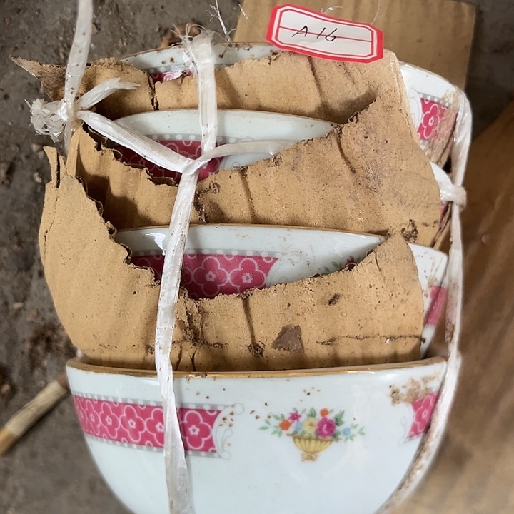 八九十年代高岭土盘碗碟有矿点A16