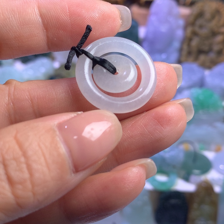 未镶嵌定制翡翠平安环