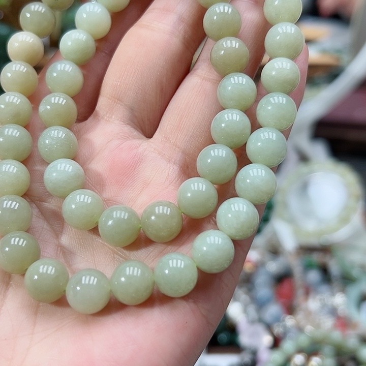 和田玉（黄玉）项链未镶嵌36