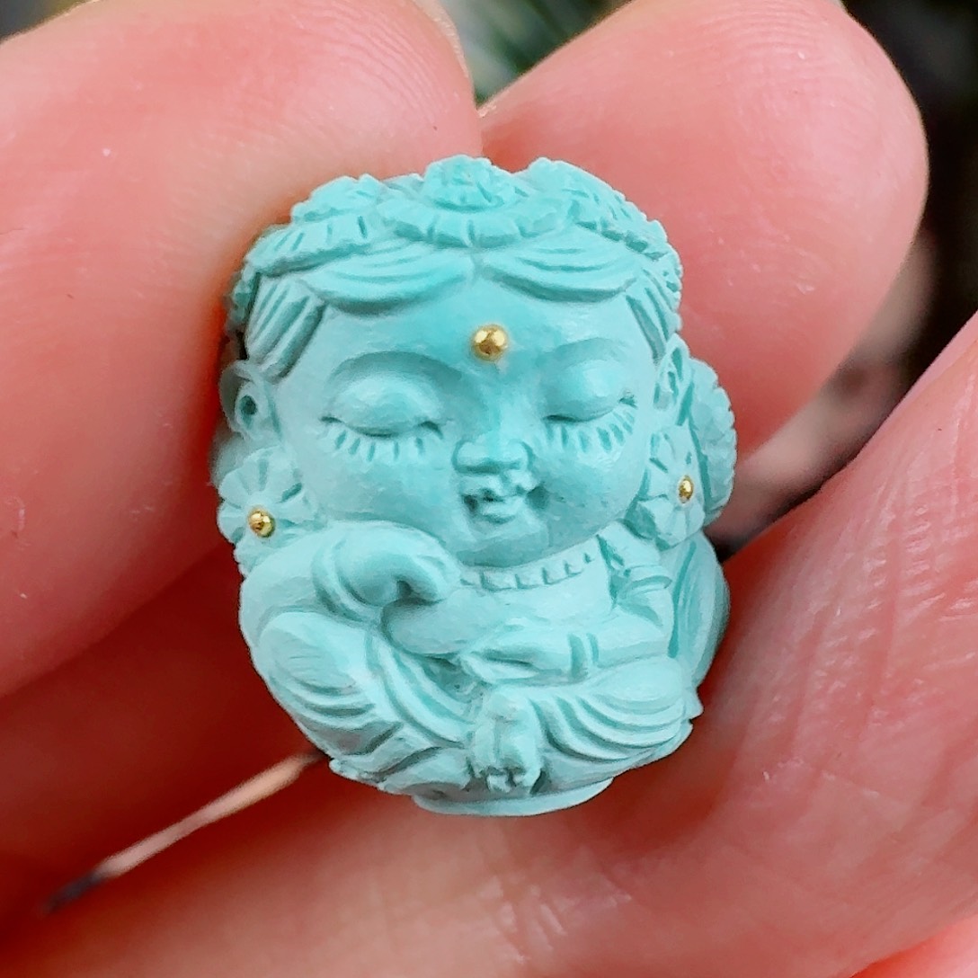 绿松石珠宝奇石未镶嵌