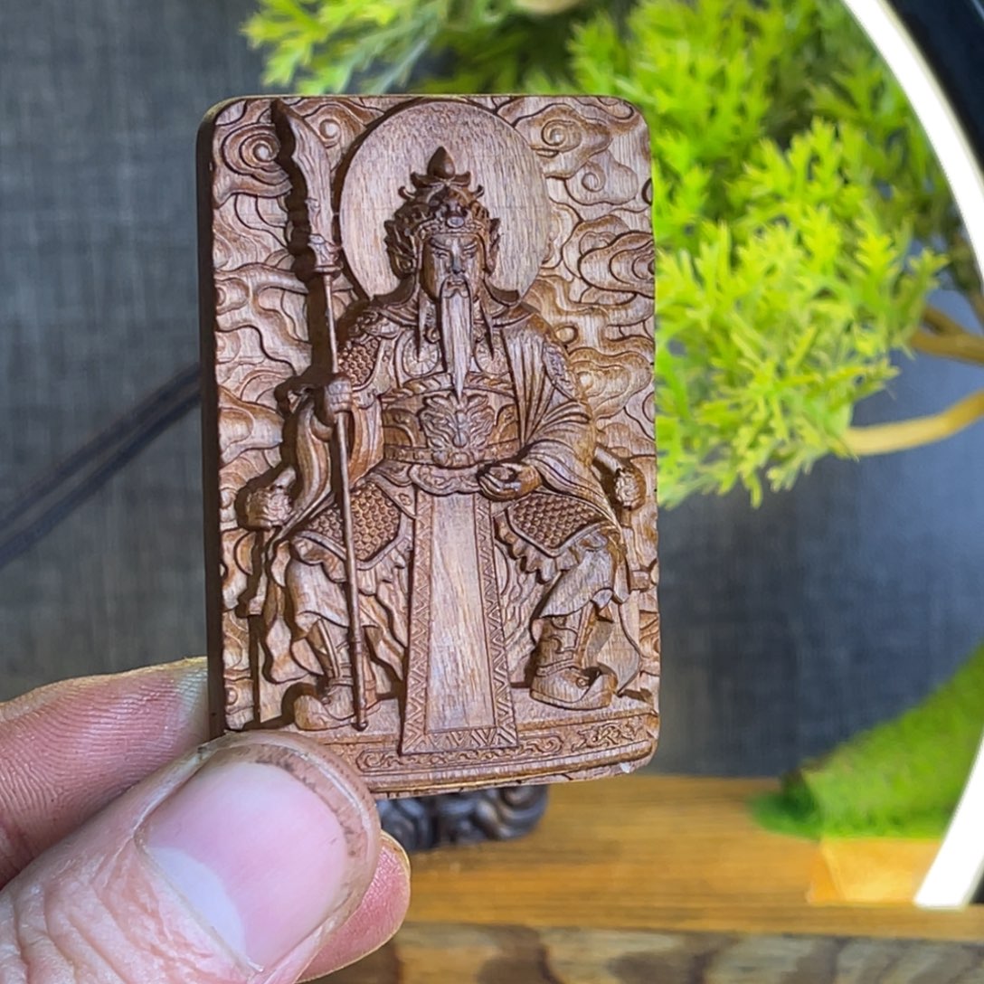 审***思枣木雷击枣木雕刻牌子