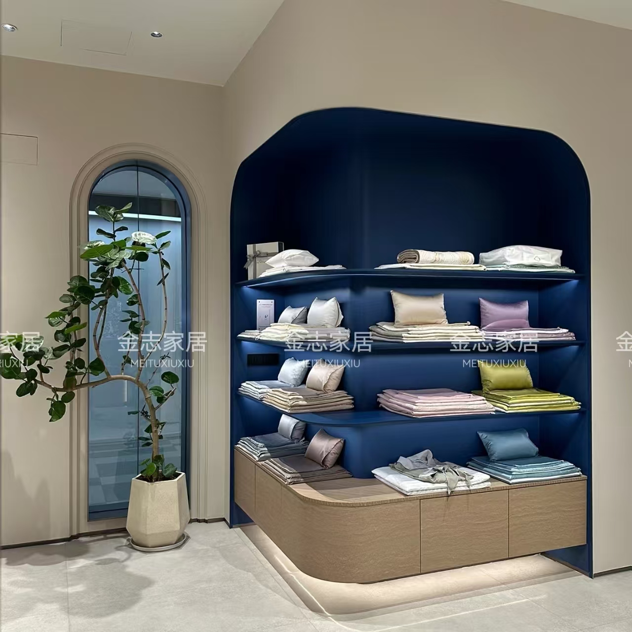 【金志轻奢】品牌高奢色织提花匹马棉四件套-伯爵银灰