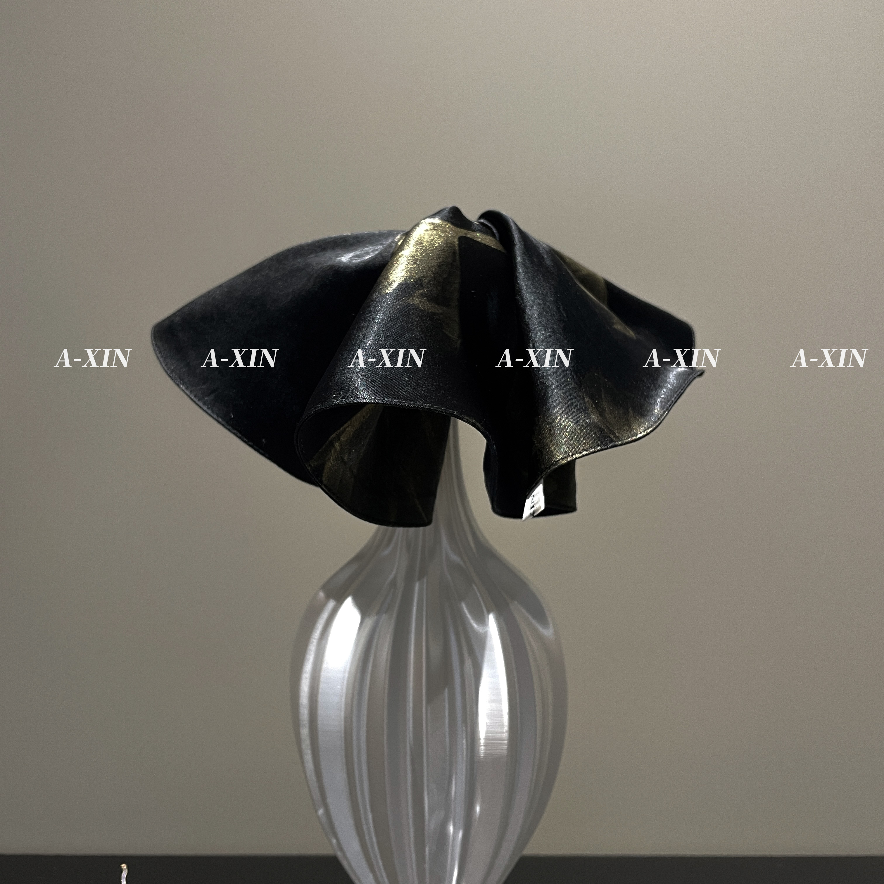 AXIN-【今朝】原创双面醋酸纤维大发圈24181