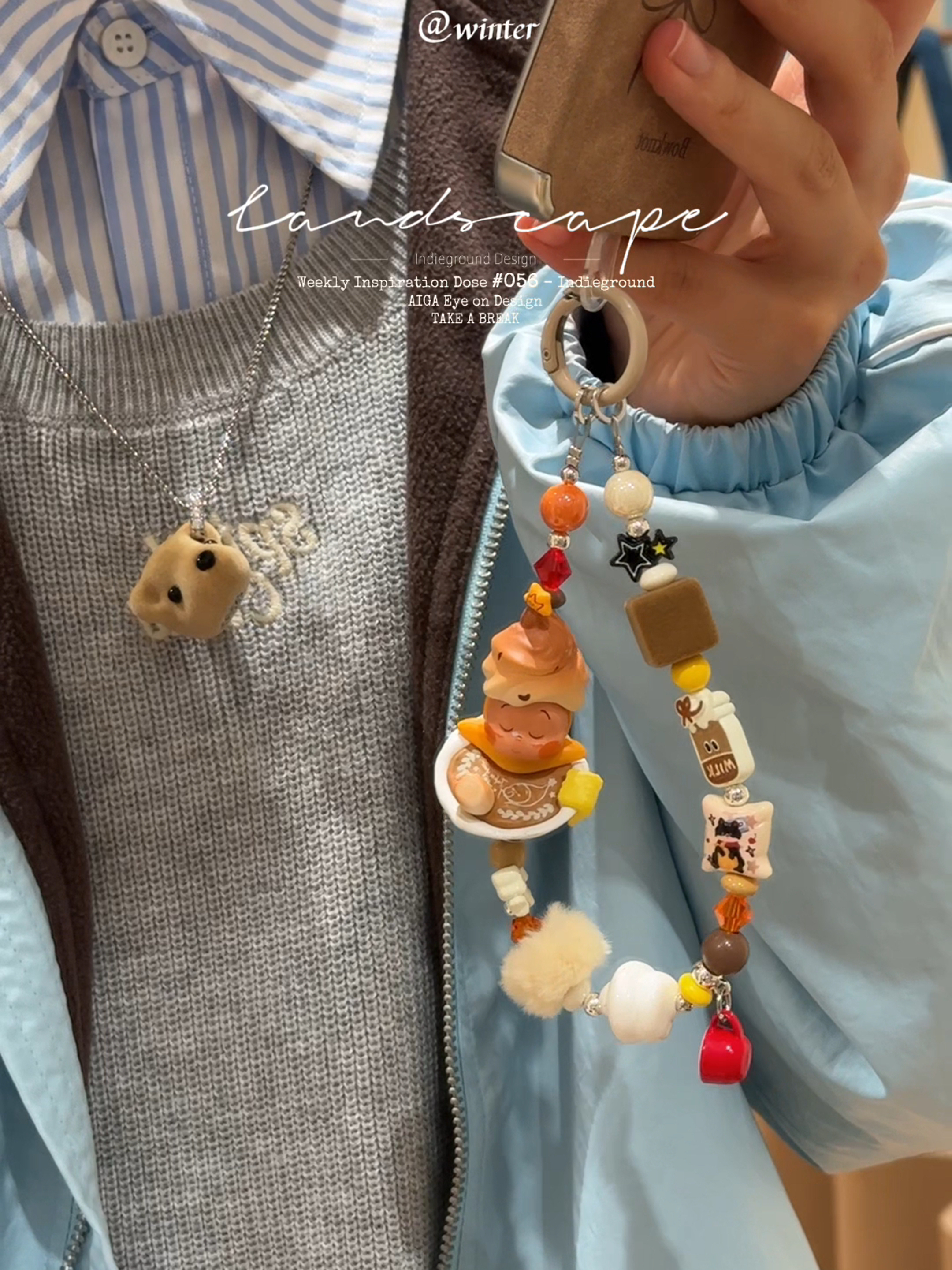 【KFNNYXXR】潮玩手机壳挂件DIY饰品包挂饰创意个性可爱手机链