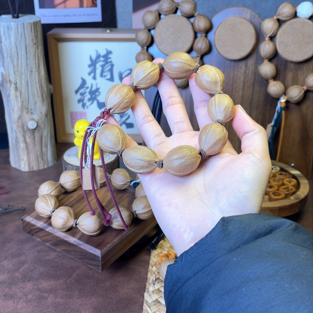 橄榄核手串/手链?****?2129梅林铁核