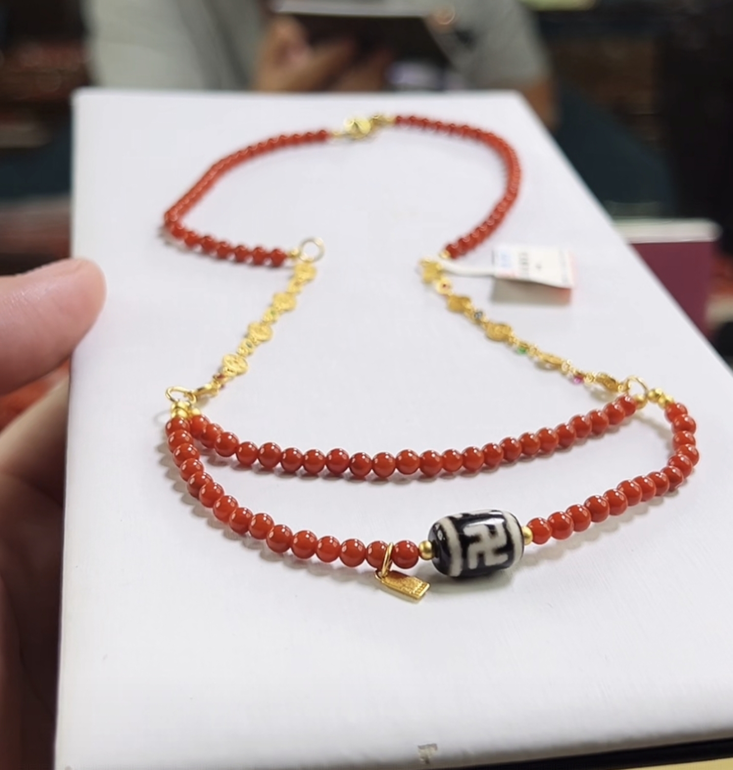 保山南红玛瑙DIY单圈手链 3mm 多样性发一