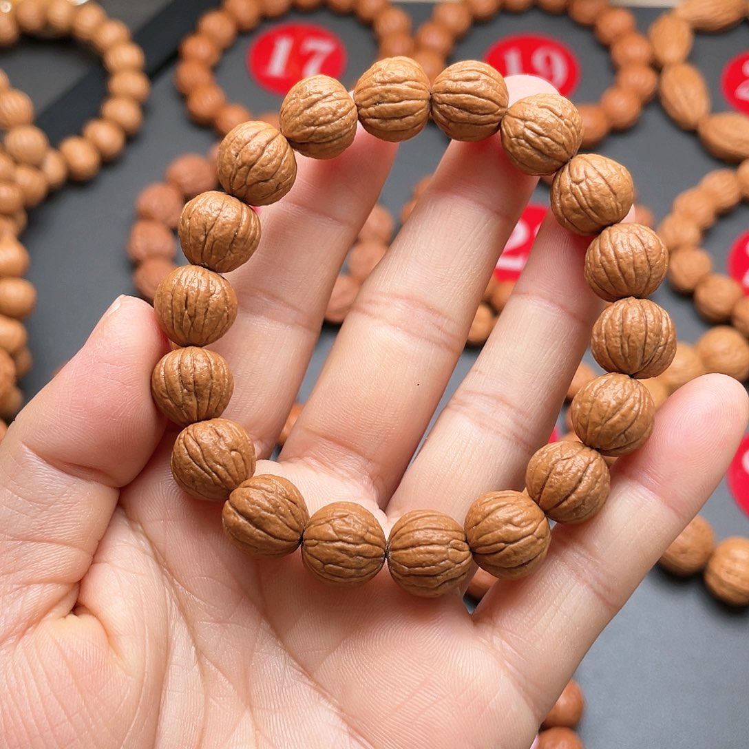 文玩核桃手串猴头1.2