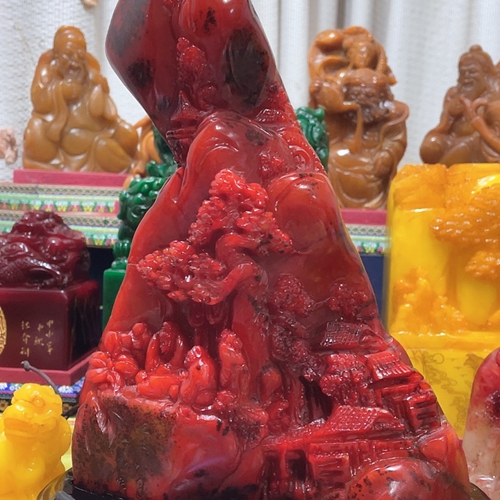 寿山石印石篆刻印章引首章闲章姓名章生日礼物