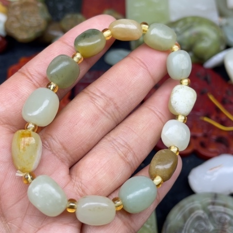 和田玉未镶嵌颈饰119