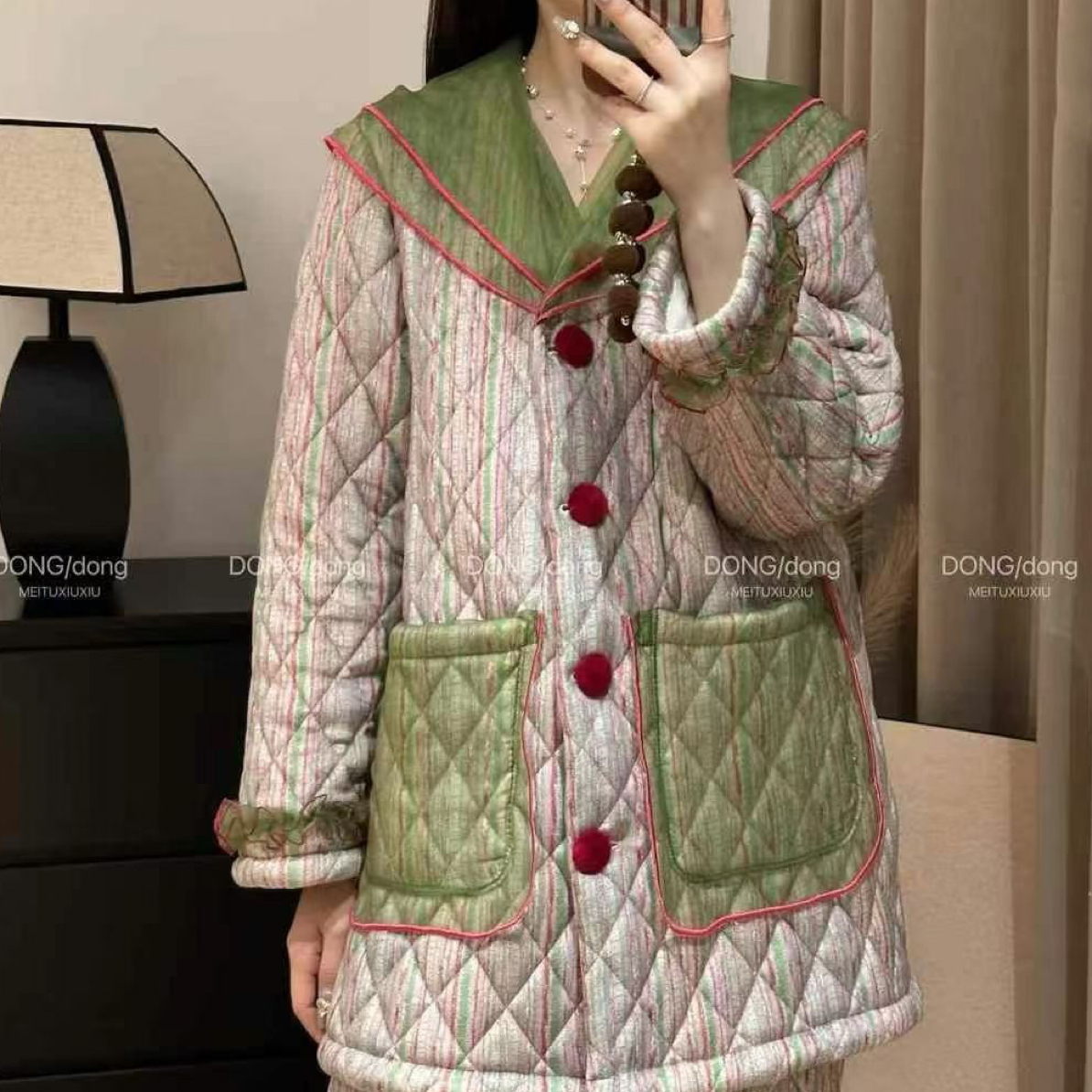 原沐MU.招财进宝.加绒加厚,可外穿家居服