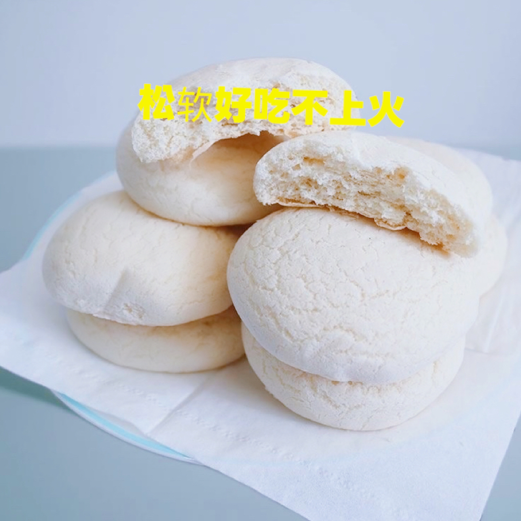 广东佛山传统美食大福饼绿豆蛋奶口味二时的零食松软香甜