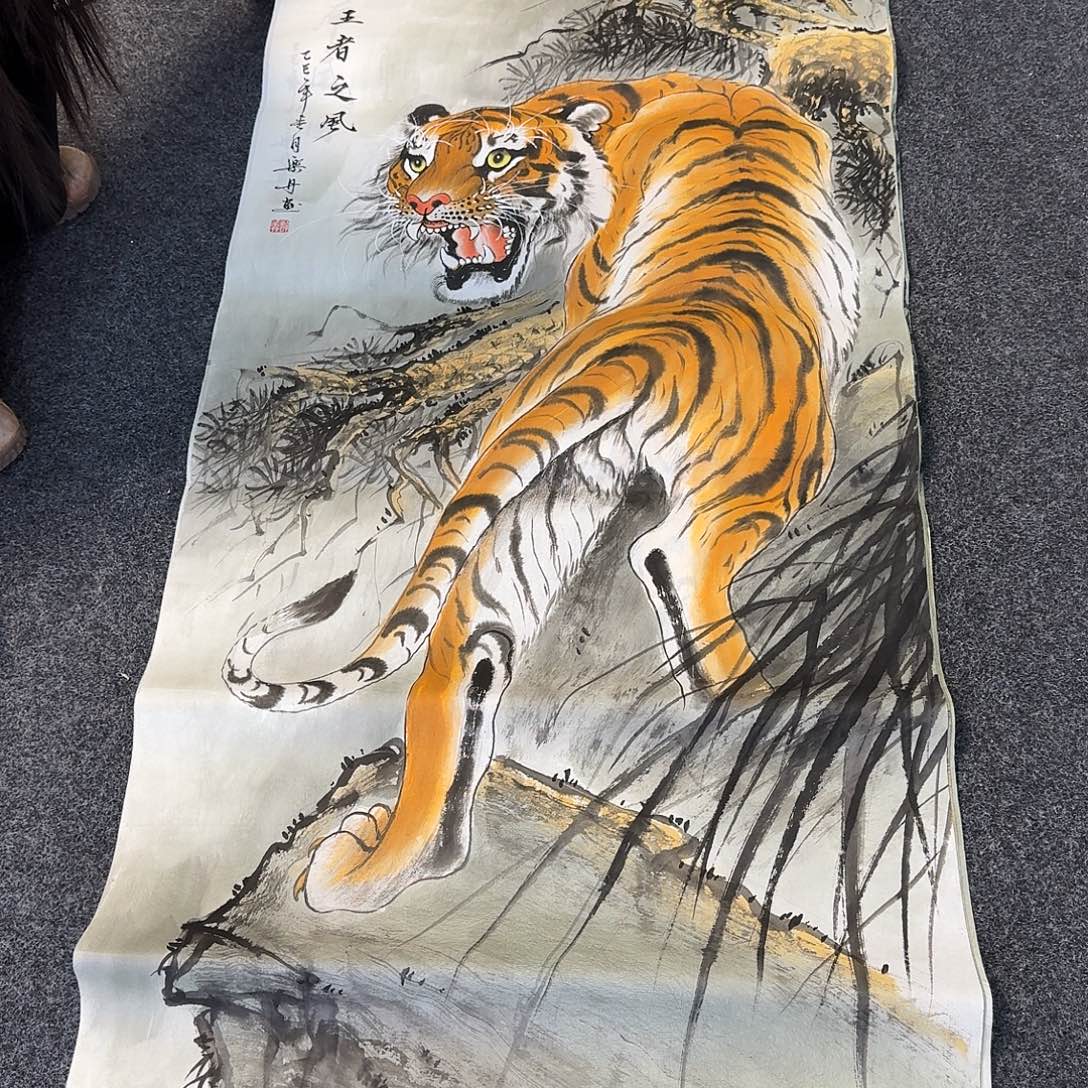 纯手绘国画作品好看四尺