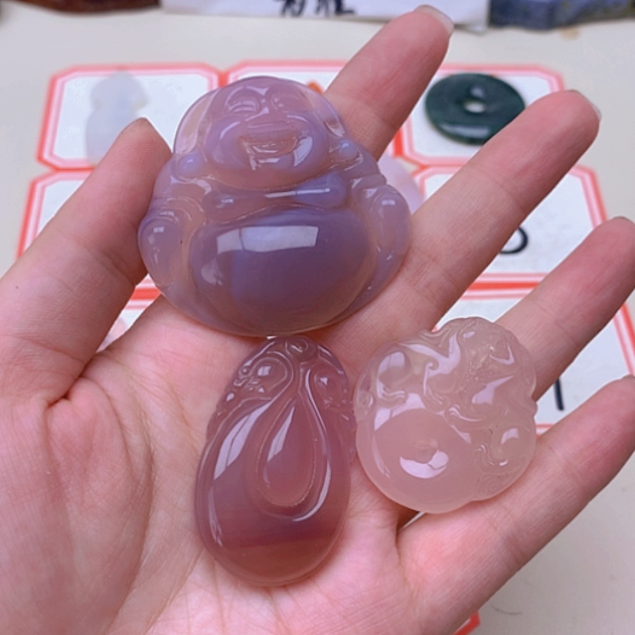 【闪购商品】玛瑙/玉髓未镶嵌珠宝半成品玉**主