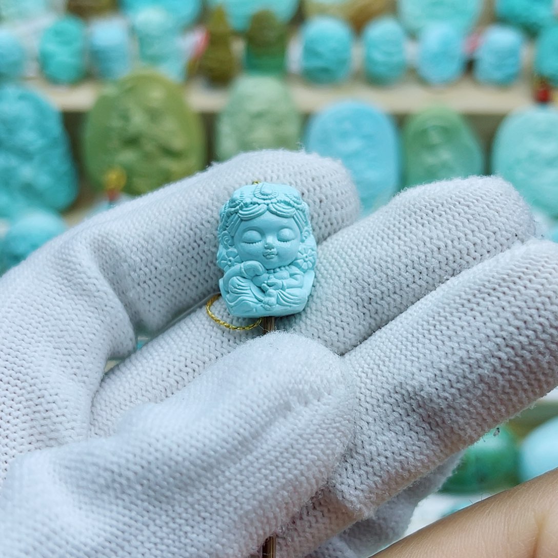 绿松石未镶嵌珠宝奇石