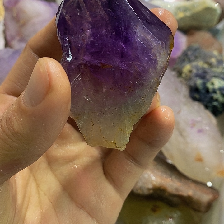 半***璃未镶嵌珠宝半成品水晶