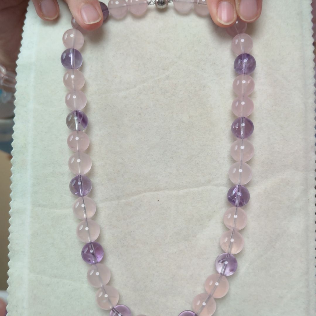 颈饰银S925镶嵌水晶设计款