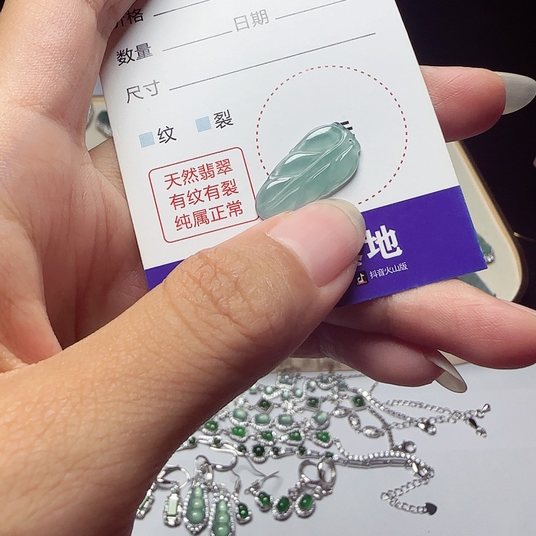 翡翠未镶嵌颈饰111