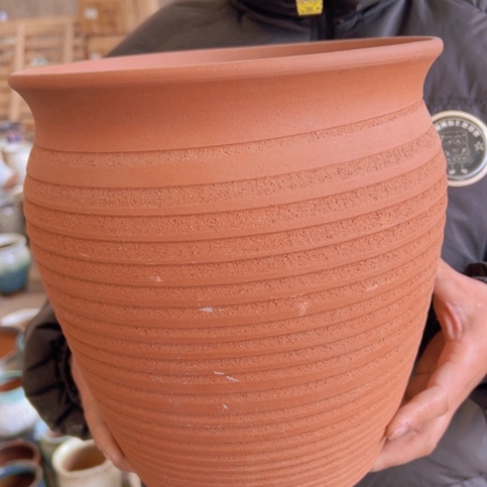 紫砂花盆高26口24————