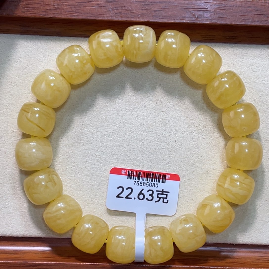 琥珀手链未镶嵌蜜蜡