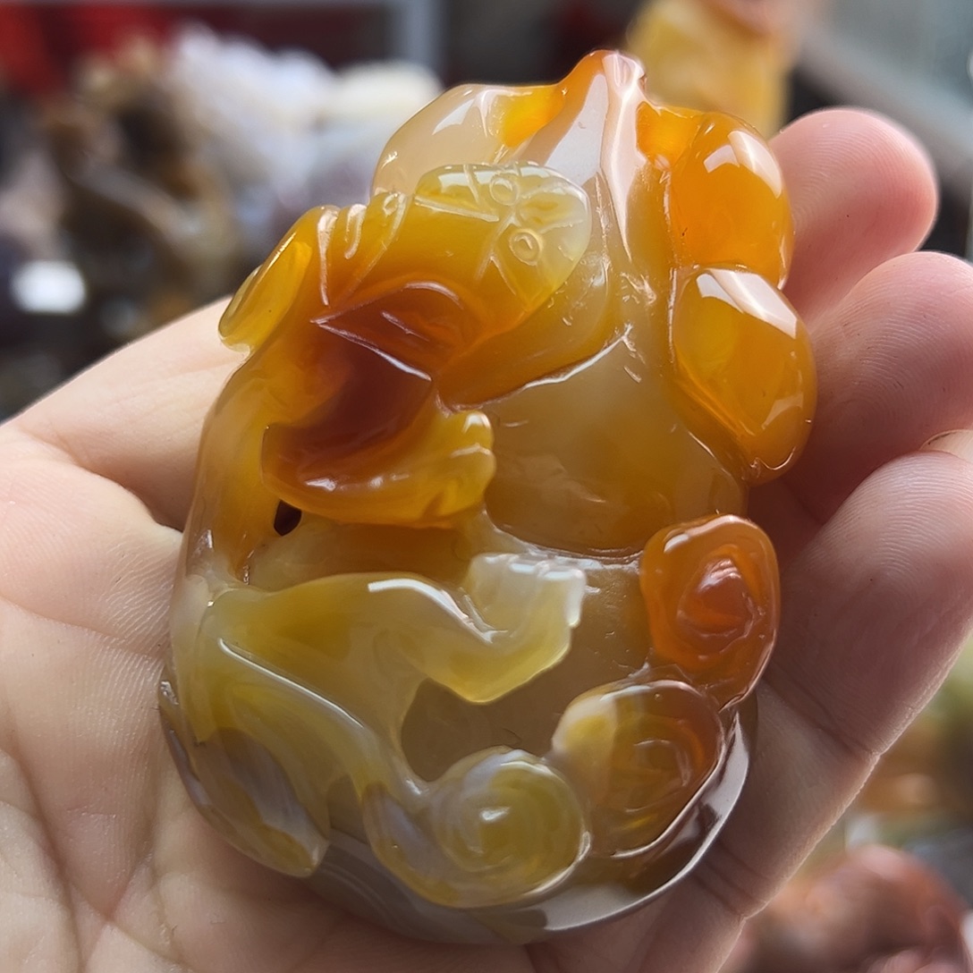 玛瑙/玉髓未镶嵌吊坠(不含链)