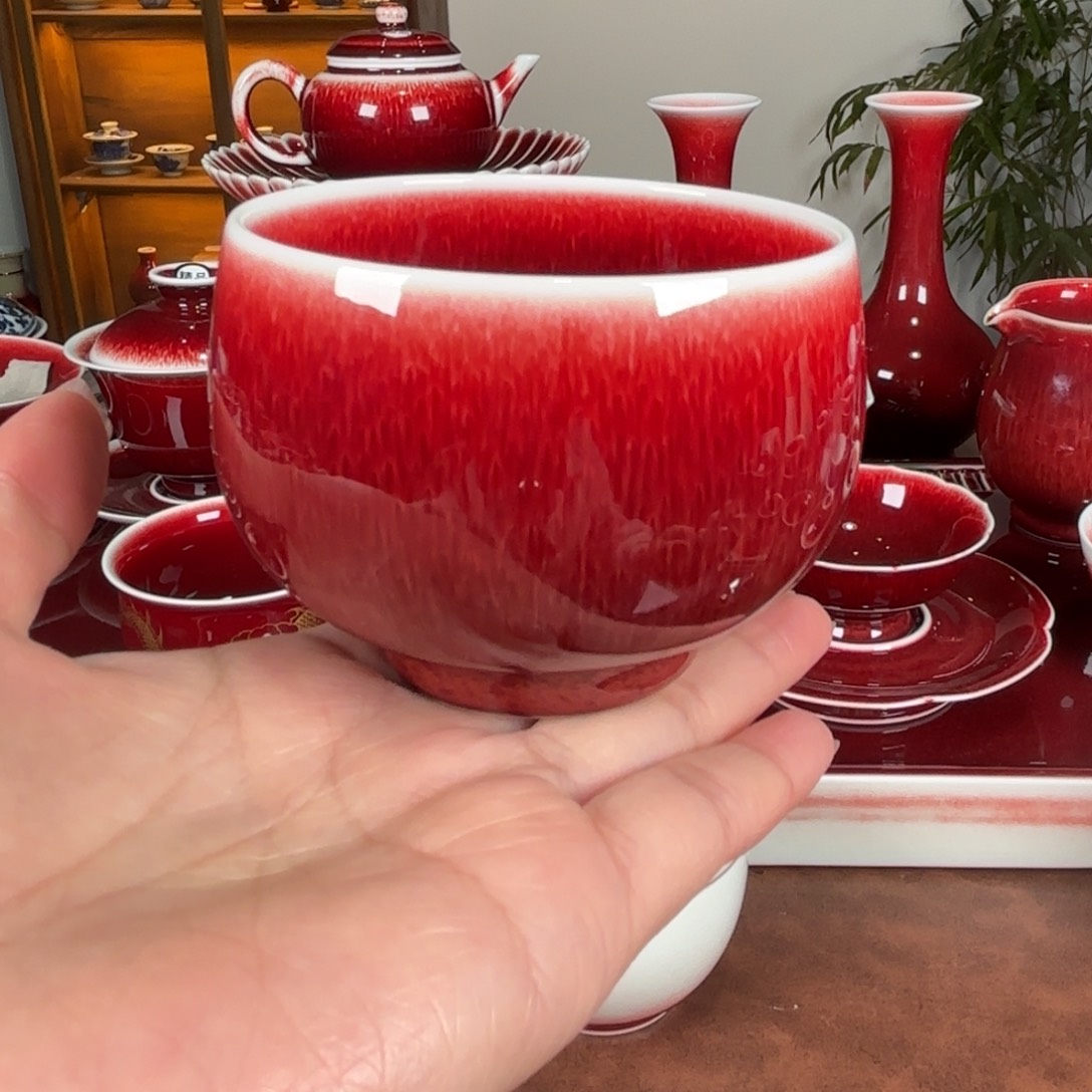杯闻轩坊原矿郎红 罗汉杯