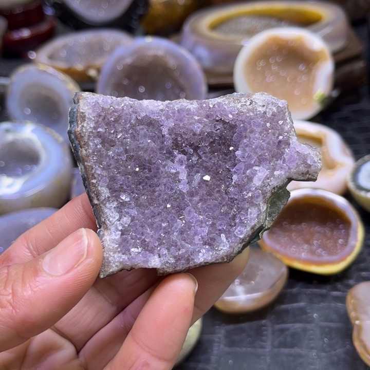 未镶嵌水晶珠宝半成品