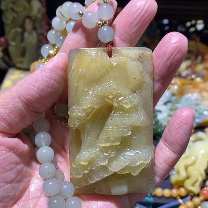 岫玉岫玉吊坠未镶嵌