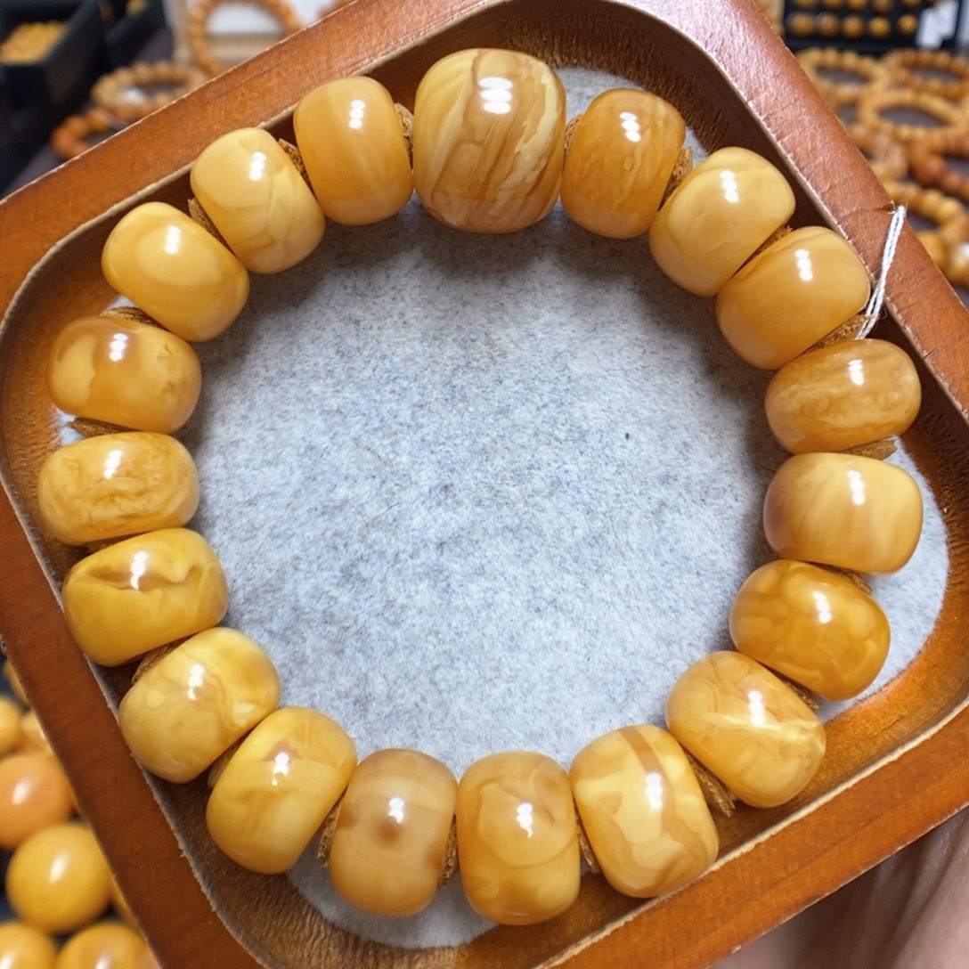 蜜蜡手链未镶嵌蜜蜡